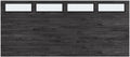 16X7 Carbon Oak Woodgrain Traditional Garage Door