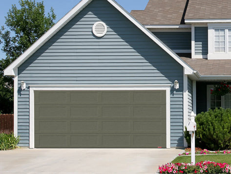 16X7 Dark Sand Garage Doors in Toronto | EasyFlipGarageDoors.ca