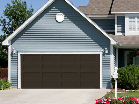 16X7 Moka Brown Garage Doors in Toronto | EasyFlipGarageDoors.ca