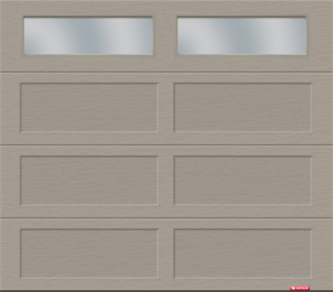 8X7 Shaker XL Traditional Claystone Window Garage Doors by GARAGA ...