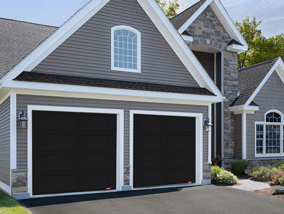 8X7 Black Garage Doors in Toronto | EasyFlipGarageDoors.ca – Easy